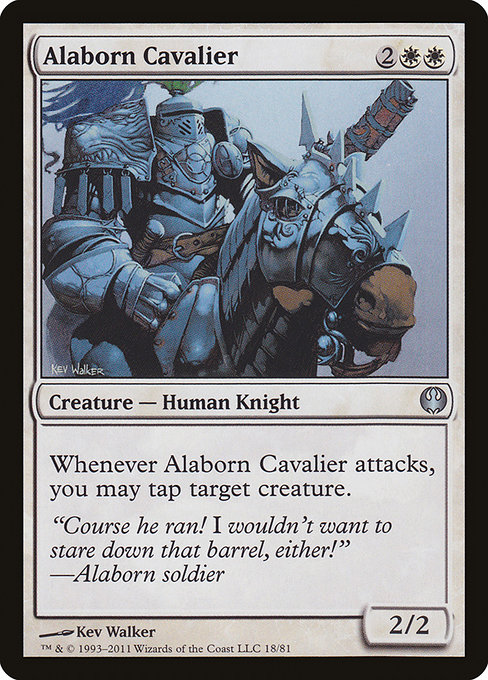 Alaborn Cavalier - Duel Decks: Knights vs. Dragons Uncommon Card