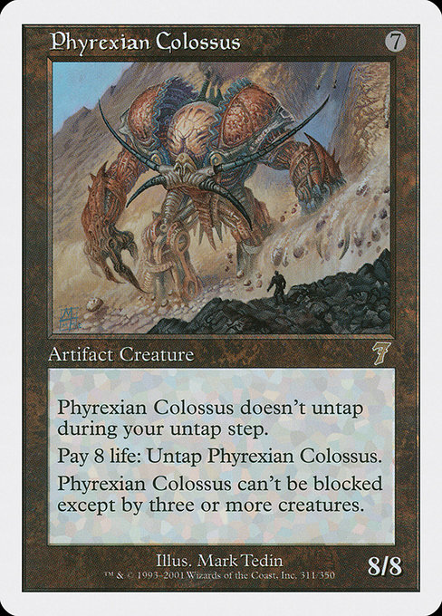 Phyrexian Colossus - Seventh Edition Rare Card