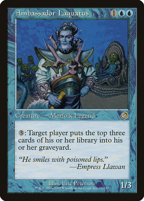 Ambassador Laquatus - Torment Rare Card