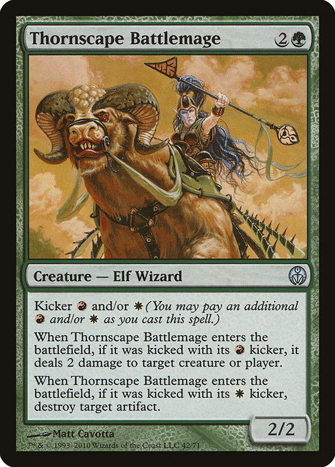 Thornscape Battlemage - Duel Decks: Phyrexia vs. the Coalition Uncommon Card