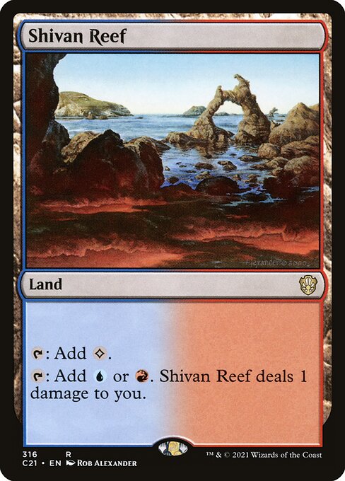 Shivan Reef - Commander 2021 Rare Card