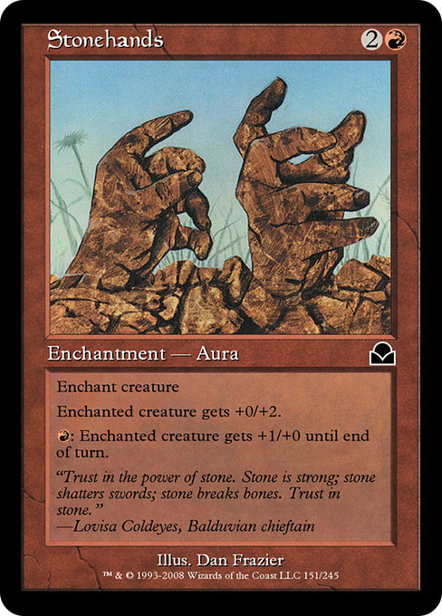 Stonehands - Masters Edition II Common Card