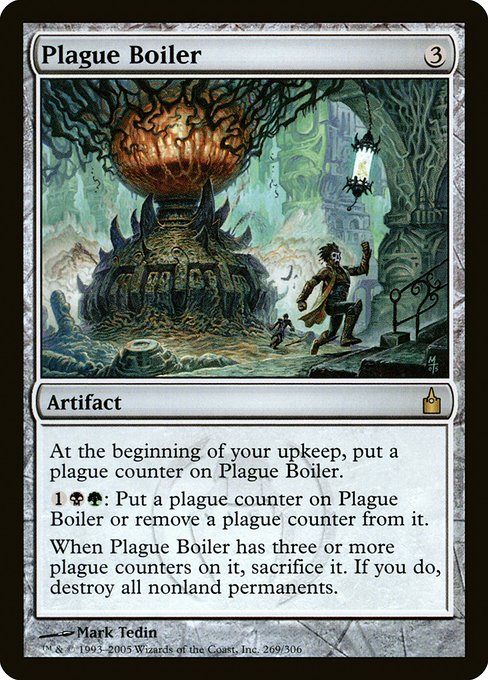 Plague Boiler - Ravnica: City of Guilds Rare Card