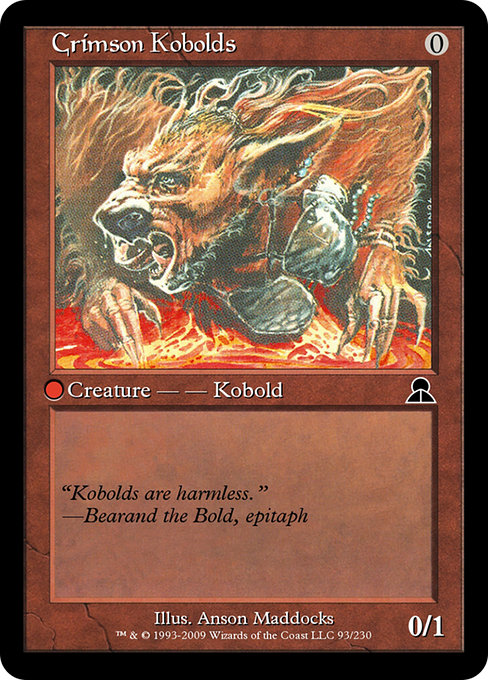 Crimson Kobolds - Masters Edition III Common Card