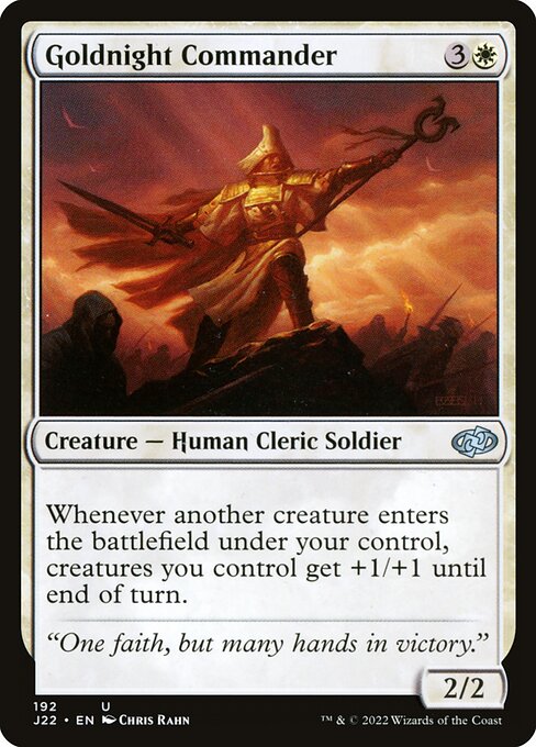 Goldnight Commander - Jumpstart 2022 Uncommon Card