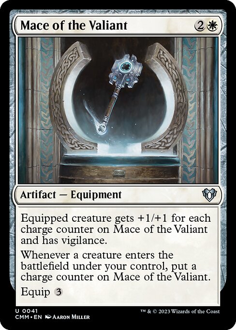 Mace of the Valiant - Commander Masters Uncommon Card