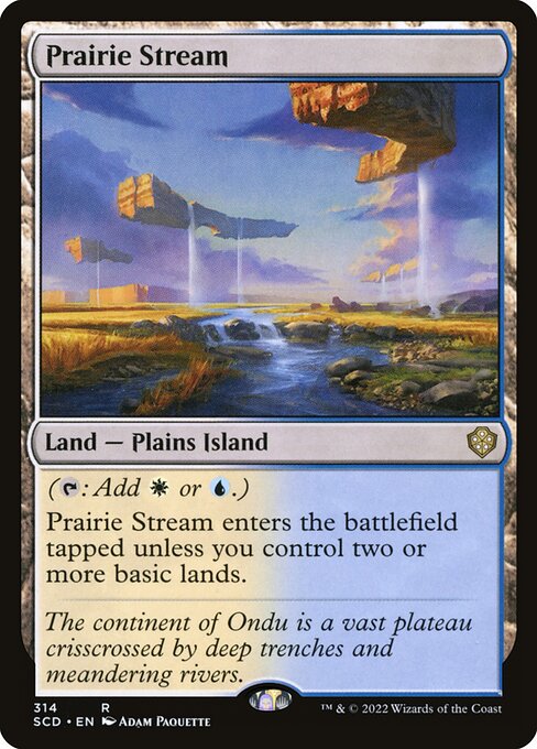 Prairie Stream - Starter Commander Decks Rare Card