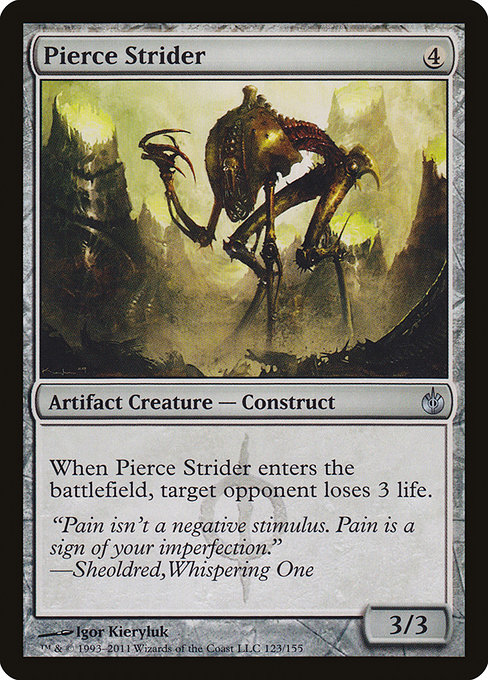 Pierce Strider - Mirrodin Besieged Uncommon Card