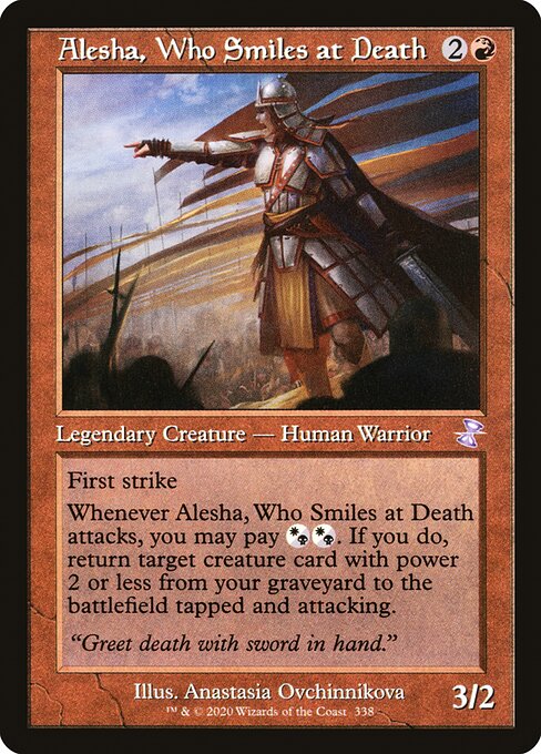 Alesha, Who Smiles at Death - Time Spiral Remastered Special Card