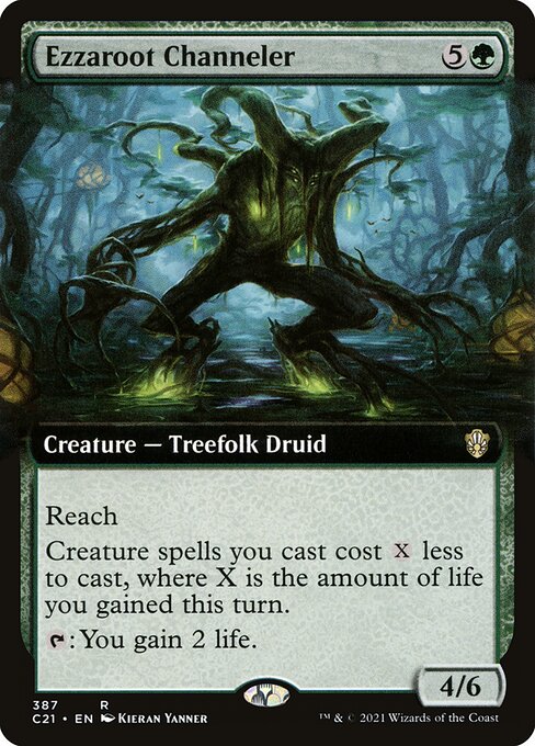 Ezzaroot Channeler - Commander 2021 Rare Card
