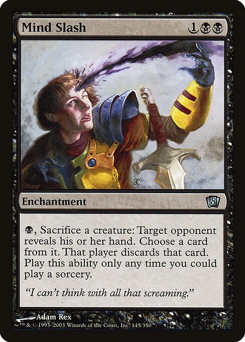 Mind Slash - Eighth Edition Uncommon Card