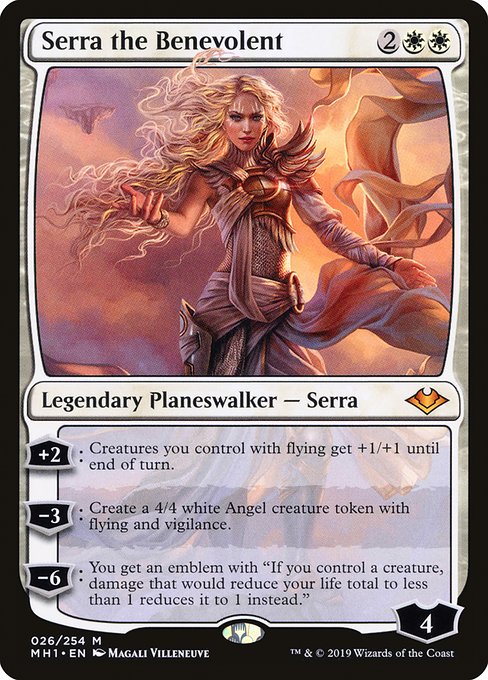 Serra the Benevolent - Modern Horizons Mythic Card