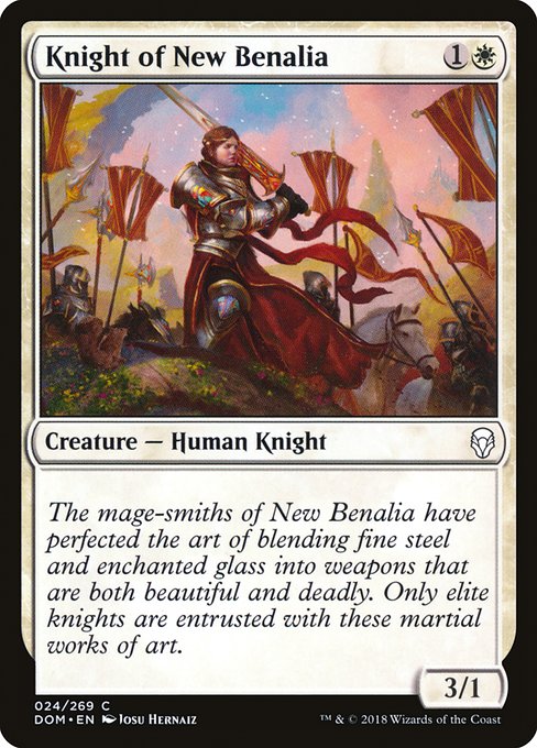 Knight of New Benalia - Dominaria Common Card