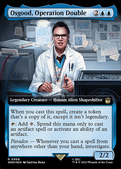 Osgood, Operation Double - Doctor Who Rare Card