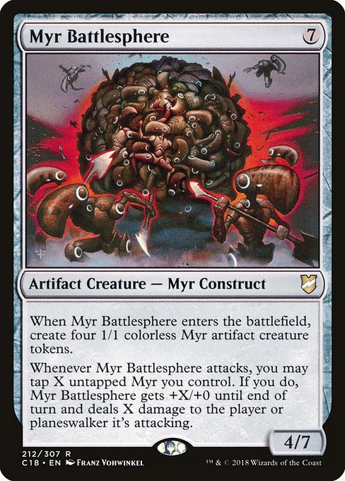 Myr Battlesphere - Commander 2018 Rare Card