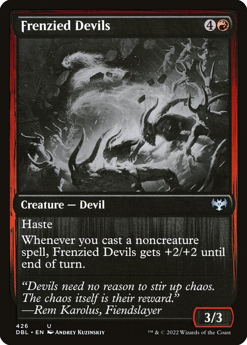 Frenzied Devils - Innistrad: Double Feature Uncommon Card