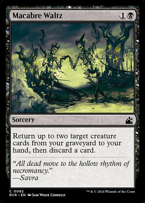 Macabre Waltz - Ravnica Remastered Common Card