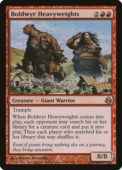 Boldwyr Heavyweights - Morningtide Rare Card