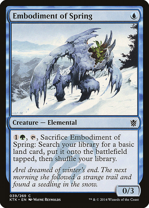 Embodiment of Spring - Khans of Tarkir Common Card