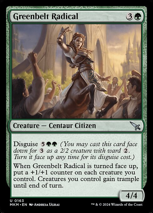 Greenbelt Radical - Murders at Karlov Manor Uncommon Card