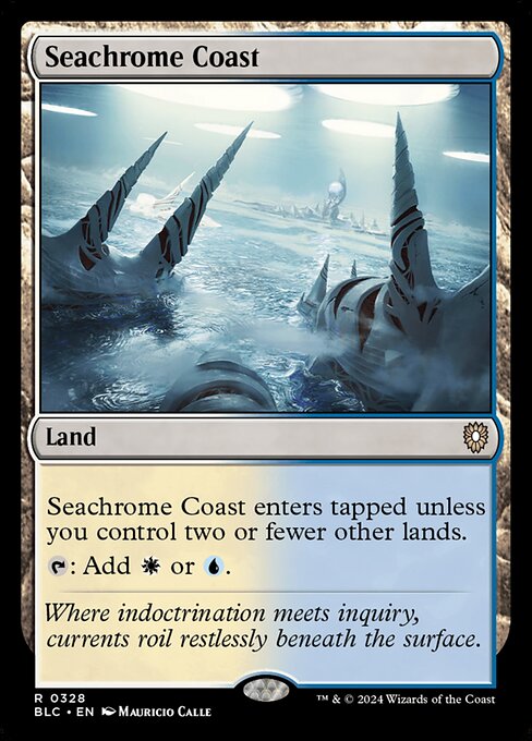 Seachrome Coast - Bloomburrow Commander Rare Card