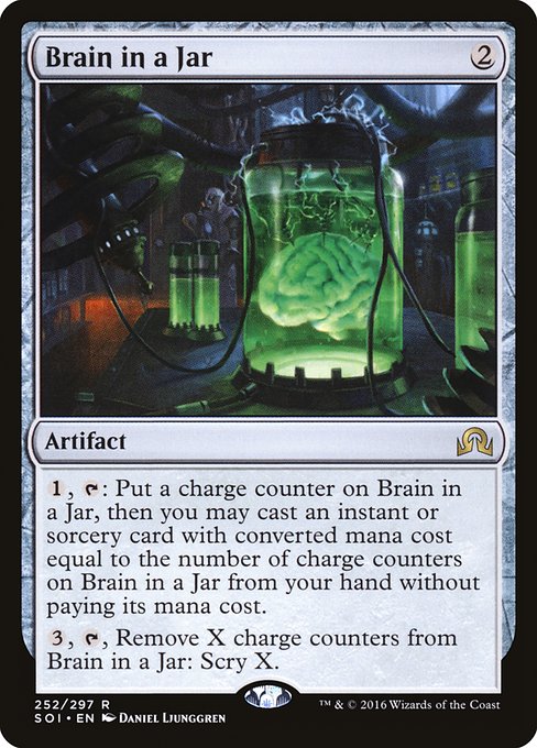 Brain in a Jar - Shadows over Innistrad Rare Card