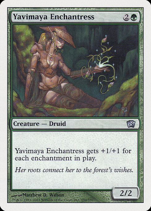 Yavimaya Enchantress - Eighth Edition Uncommon Card