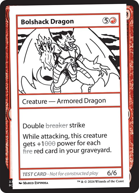 Bolshack Dragon - Mystery Booster 2 Rare Card