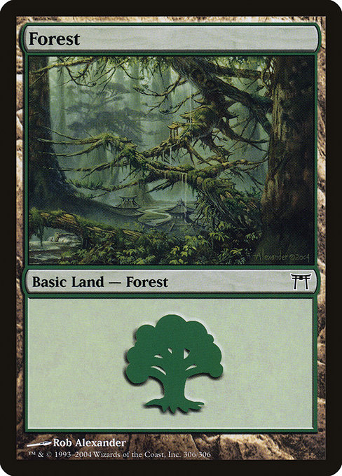 Forest - Champions of Kamigawa Common Card
