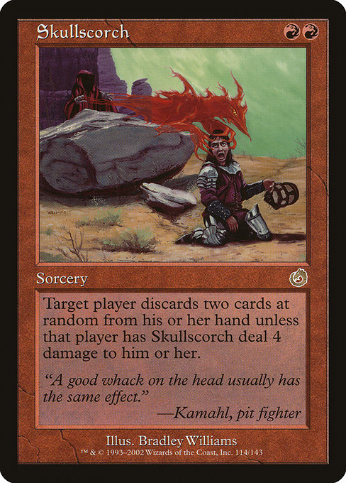Skullscorch - Torment Rare Card