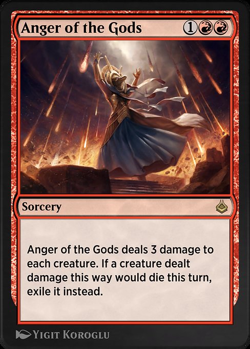Anger of the Gods - Amonkhet Remastered Rare Card