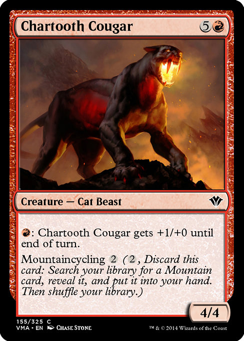 Chartooth Cougar - Vintage Masters Common Card