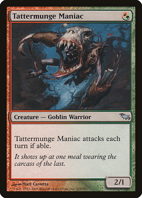 Tattermunge Maniac - Shadowmoor Uncommon Card