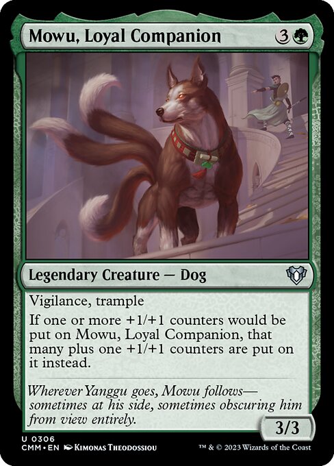Mowu, Loyal Companion - Commander Masters Uncommon Card