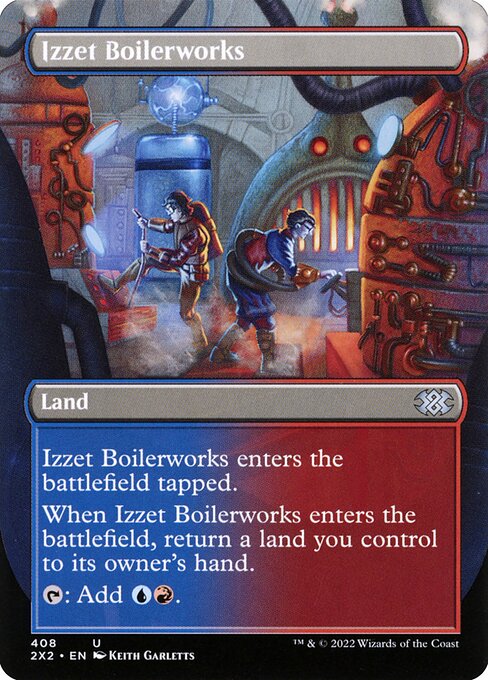 Izzet Boilerworks - Double Masters 2022 Uncommon Card