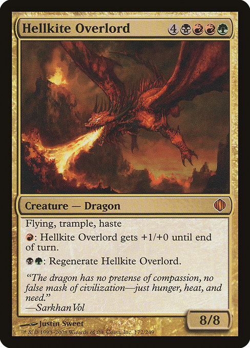 Hellkite Overlord - Shards of Alara Mythic Card