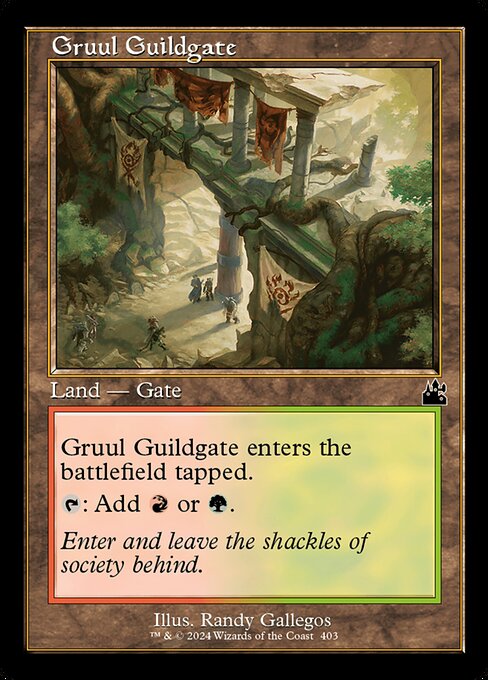 Gruul Guildgate - Ravnica Remastered Common Card