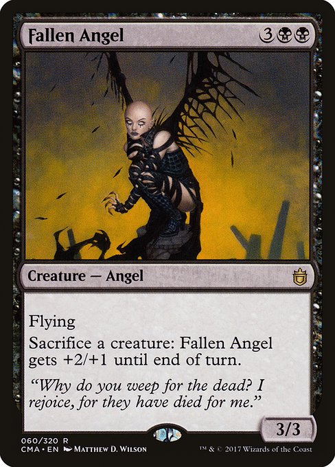 Fallen Angel - Commander Anthology Rare Card