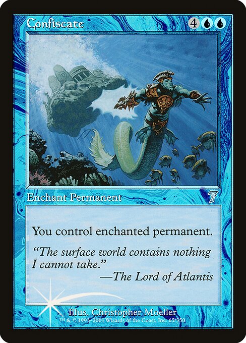 Confiscate - Seventh Edition Uncommon Card