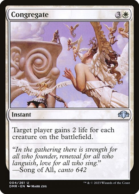 Congregate - Dominaria Remastered Uncommon Card
