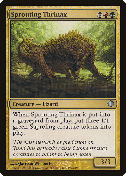 Sprouting Thrinax - Shards of Alara Uncommon Card