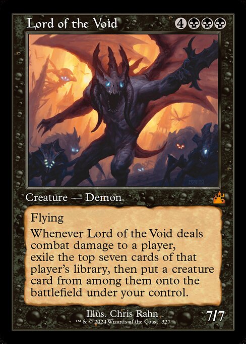 Lord of the Void - Ravnica Remastered Mythic Card