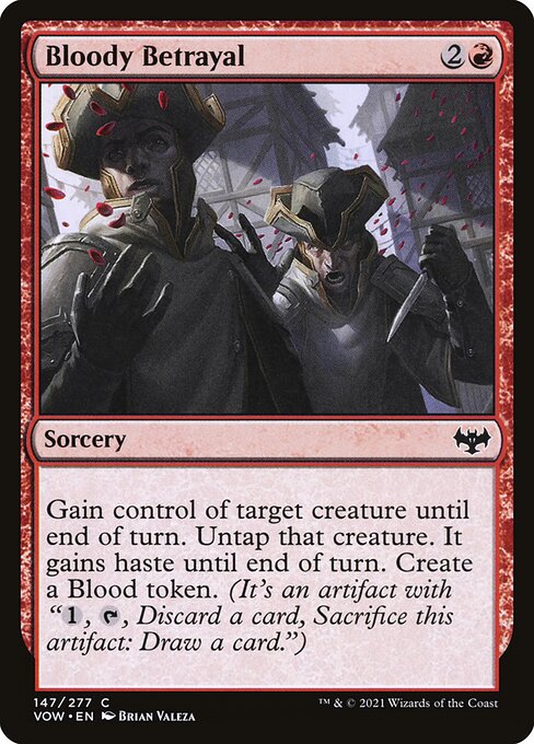 Bloody Betrayal - Innistrad: Crimson Vow Common Card