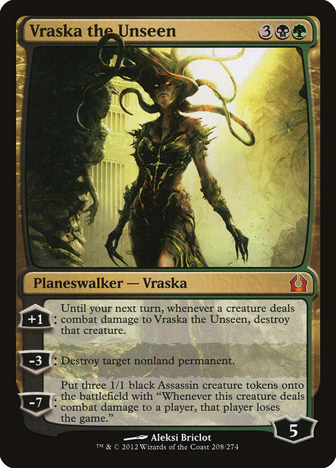 Vraska the Unseen - Return to Ravnica Mythic Card