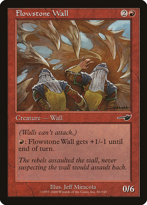 Flowstone Wall - Nemesis Common Card