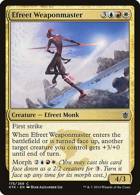 Efreet Weaponmaster - Khans of Tarkir Common Card