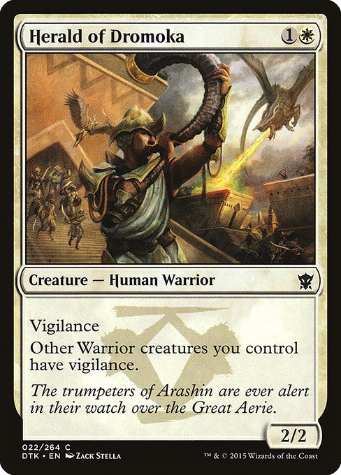 Herald of Dromoka - Dragons of Tarkir Common Card