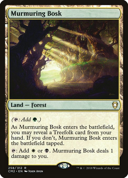 Murmuring Bosk - Commander Anthology Volume II Rare Card