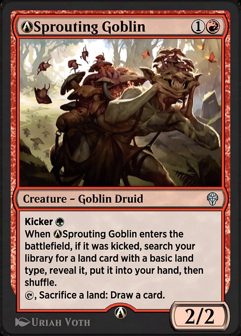 A-Sprouting Goblin - Dominaria United Uncommon Card
