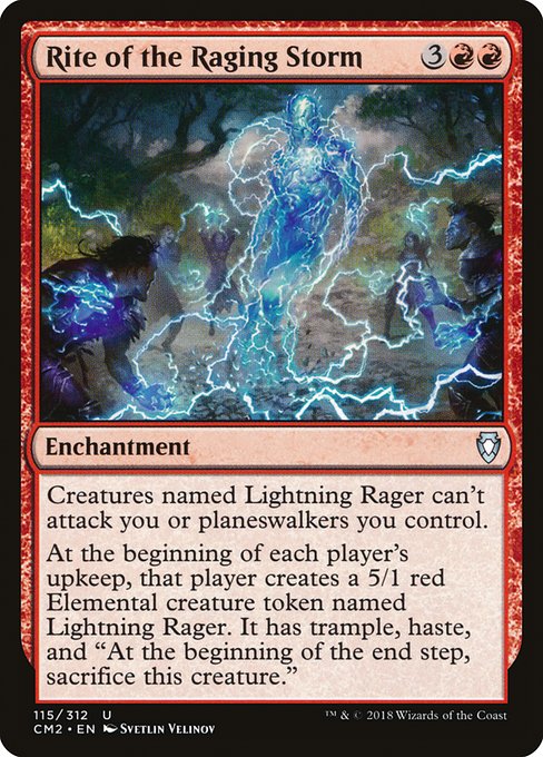 Rite of the Raging Storm - Commander Anthology Volume II Uncommon Card